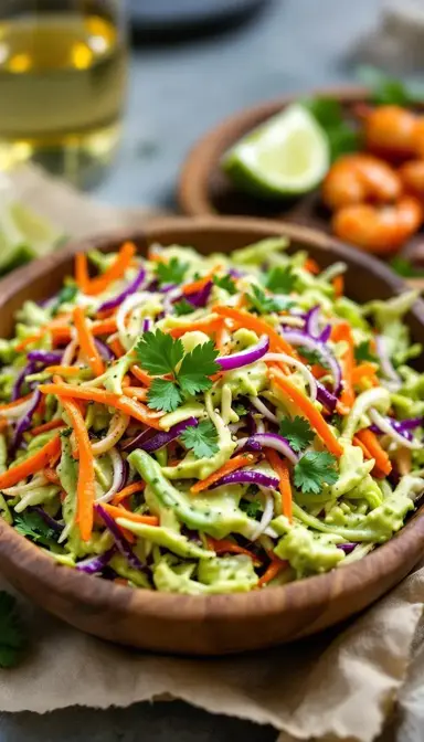 Avocado Lime Slaw