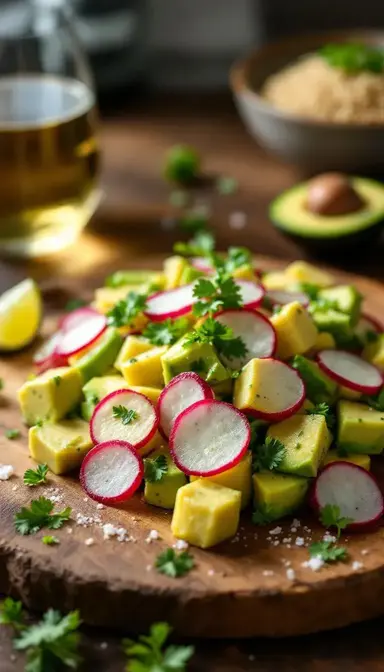 Avocado Radish Salad