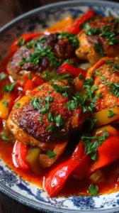 Bell Pepper Chicken Thighs