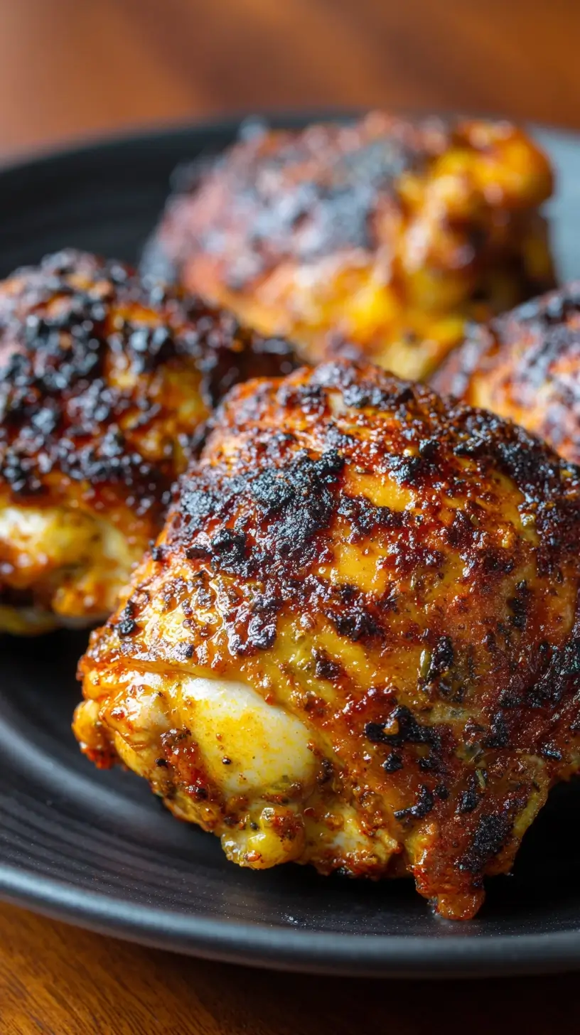 Blackened Chicken Thighs