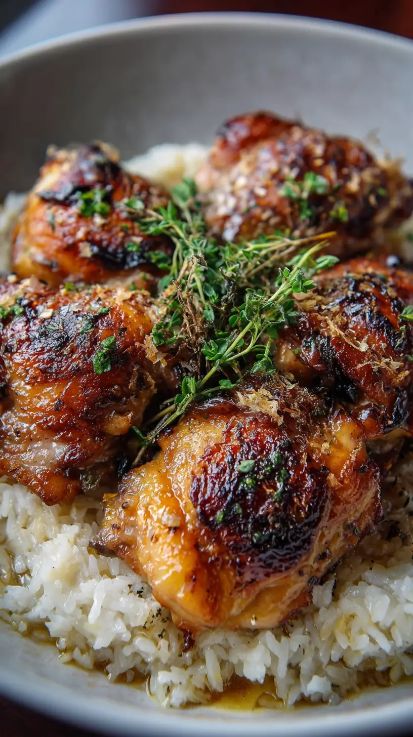 Brown Butter Chicken Thighs