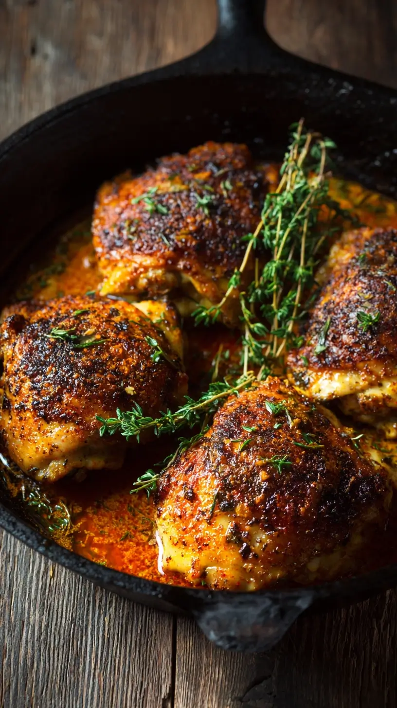 Cast Iron Chicken Thighs