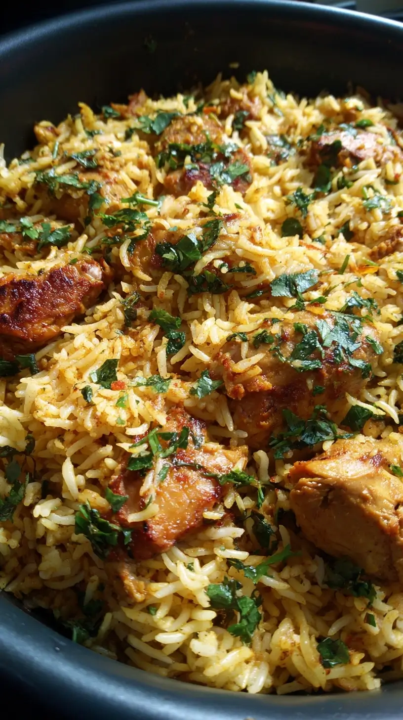 Chicken Thigh Biryani