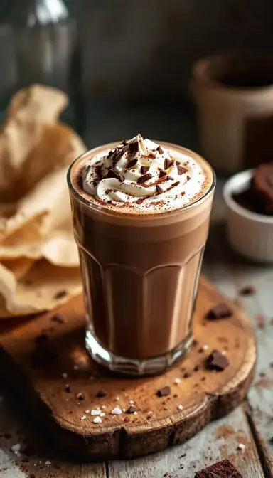 Dark Chocolate Milkshake