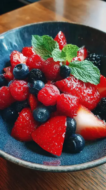 fresh berry salad