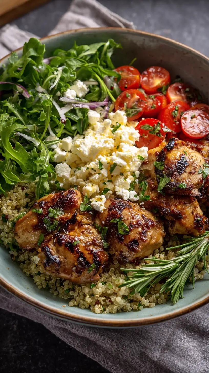 Chicken Thigh Power Bowls