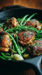 Chicken Thighs And Green Beans