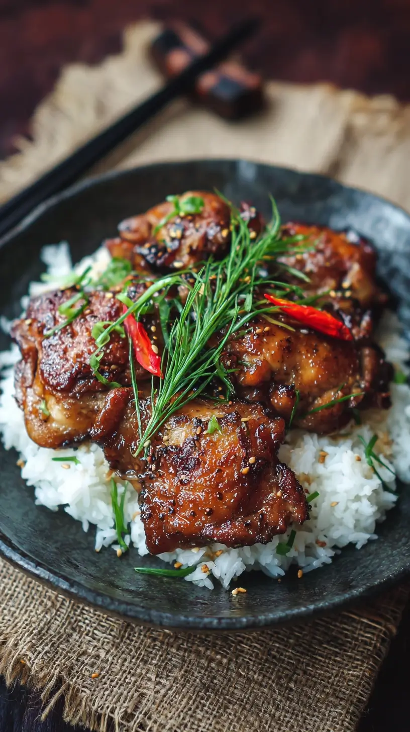 Chinese Five Spice Chicken Thighs