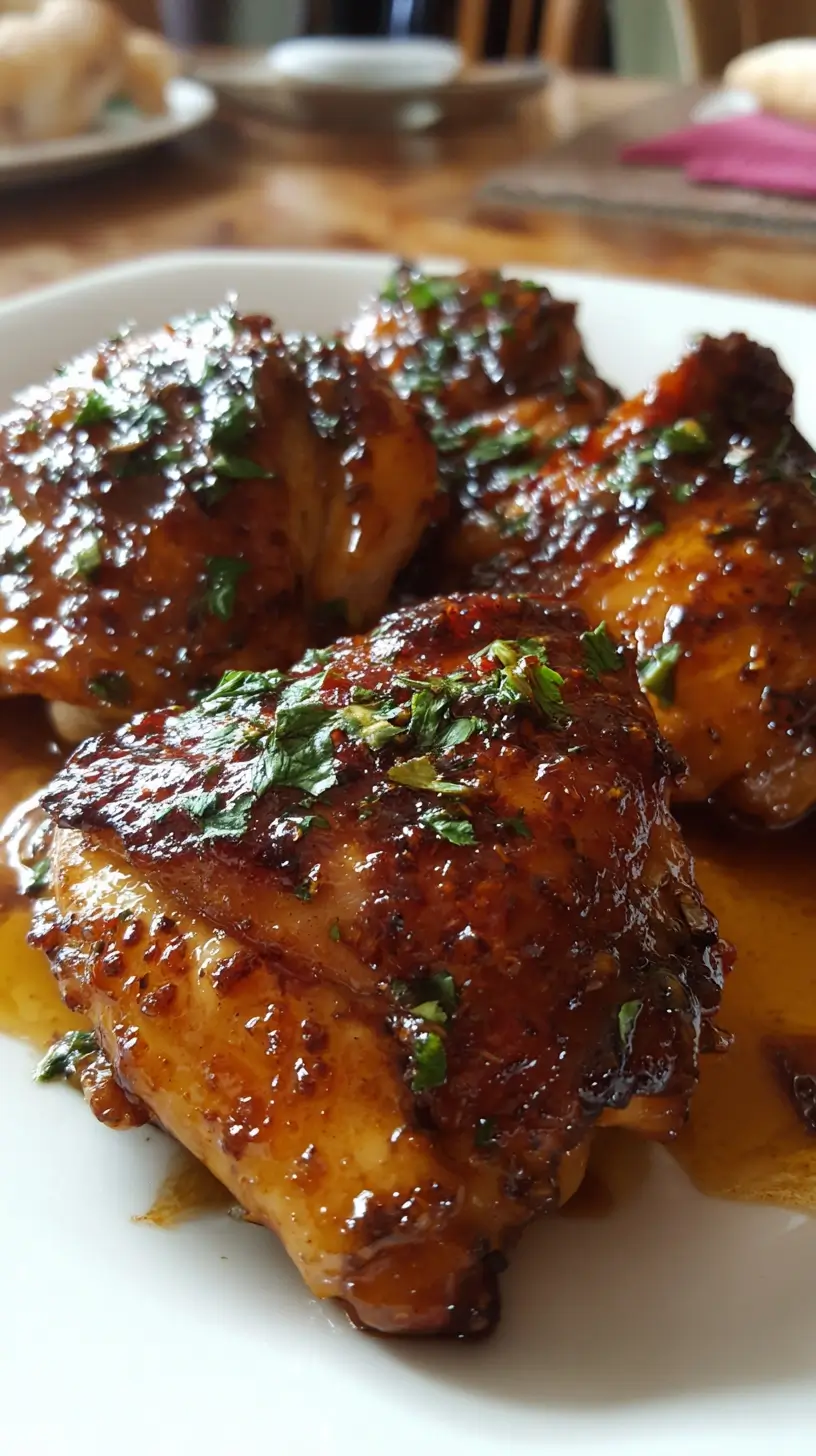 Chipotle Honey Chicken Thighs