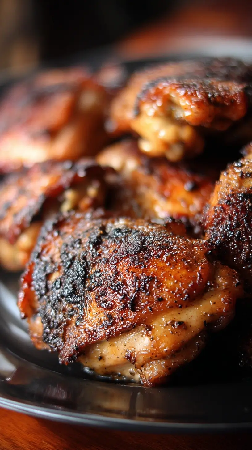 Coffee Rubbed Chicken Thighs