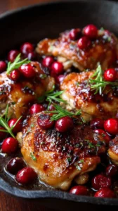 Cranberry Chicken Thighs