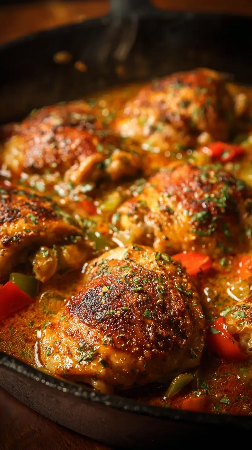 Creole Chicken Thighs
