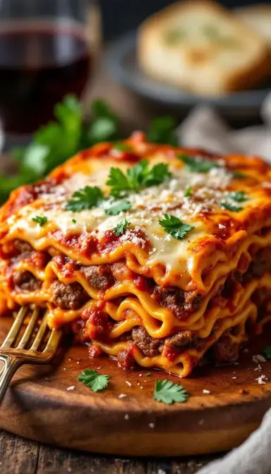 Flavorful Beef Sausage Lasagna