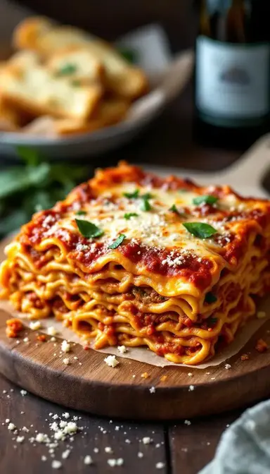 Freezable Make‑Ahead Baked Lasagna