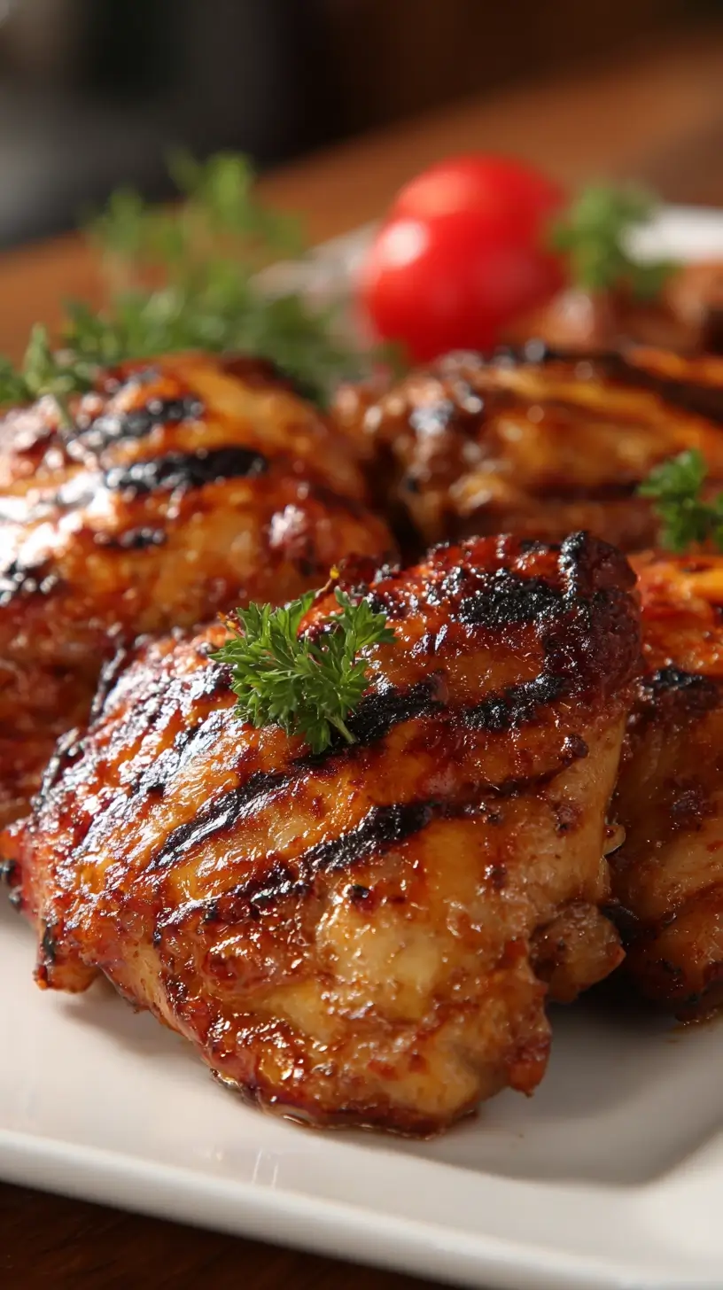 Grilled Chicken Thighs