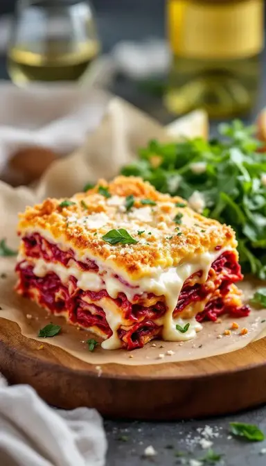 Radicchio Scamorza Lasagna