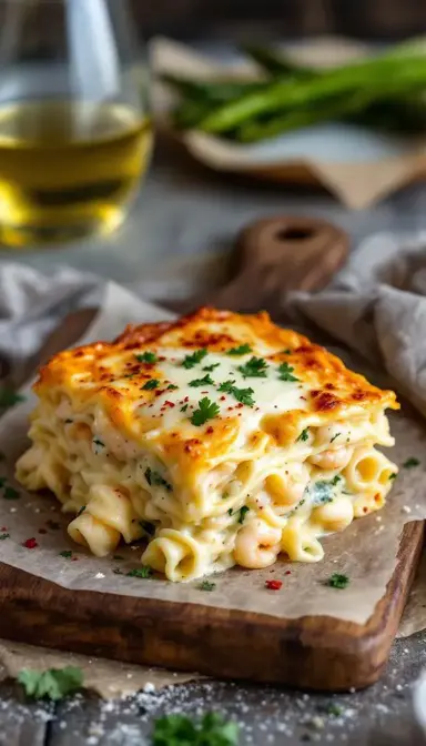 Seafood Alfredo Lasagna