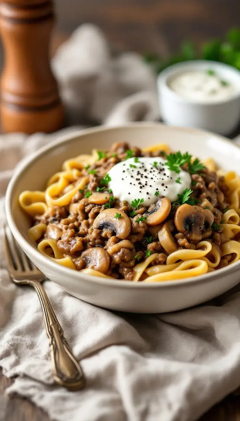 Beef Stroganoff