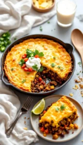 Beef Tamale Pie: A Comforting Tex-Mex Masterpiece That’ll Steal the Show