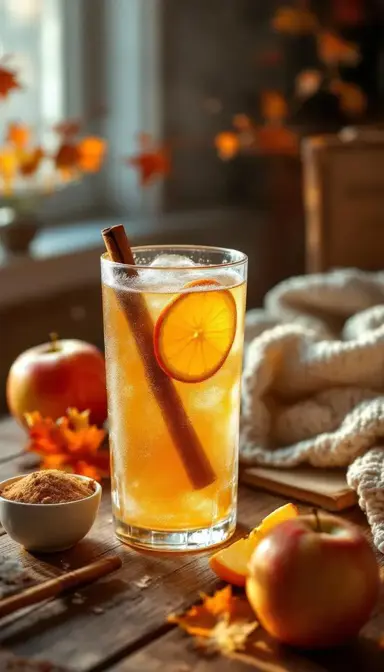 Chilled apple cider