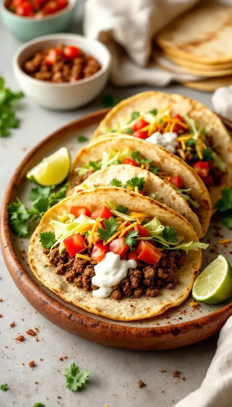 Homemade Beef Tacos