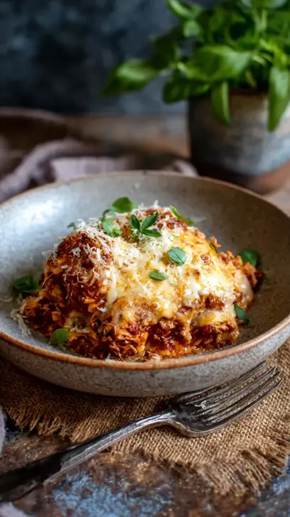 spicy chicken slow cooker lasagna 408x728 1
