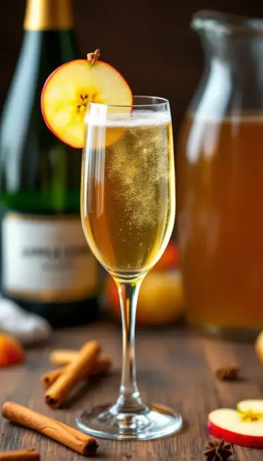 Apple Cider Mimosas