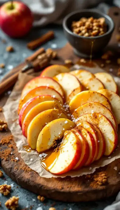 Apple Slices with Honey