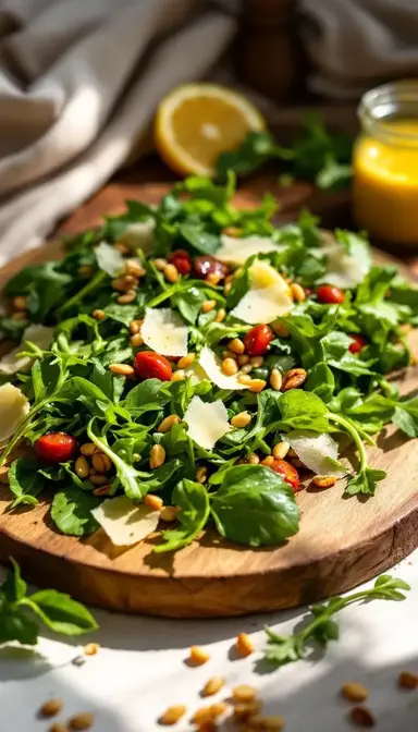 Arugula Salad with Lemon Dressing