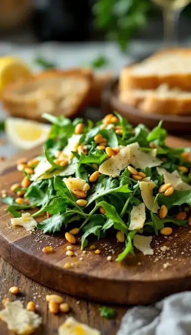 Arugula Salad with Lemon Vinaigrette