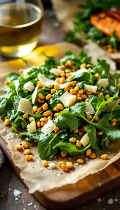Arugula with Lime Vinaigrette