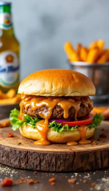 Banana Ketchup Filipino Chorizo Burger