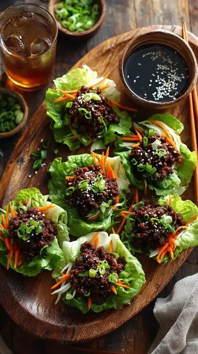Beef Bulgogi Lettuce Wraps