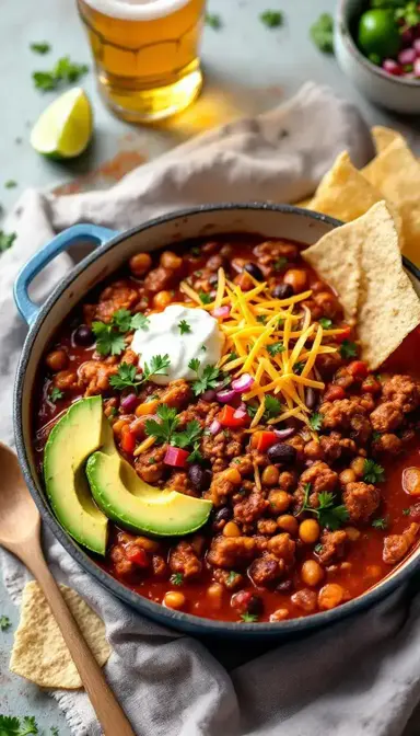 Beef and Chorizo Chili