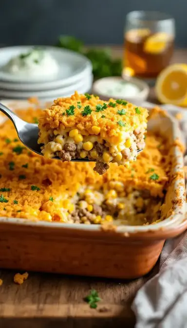 Beef and Corn Casserole