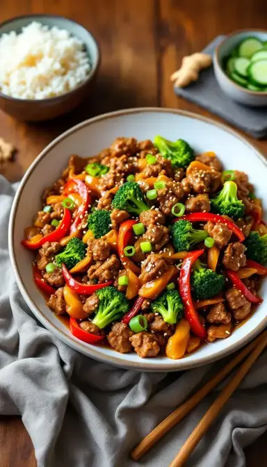 Beef and Ginger Stir Fry