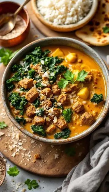 Beef and Kale Curry
