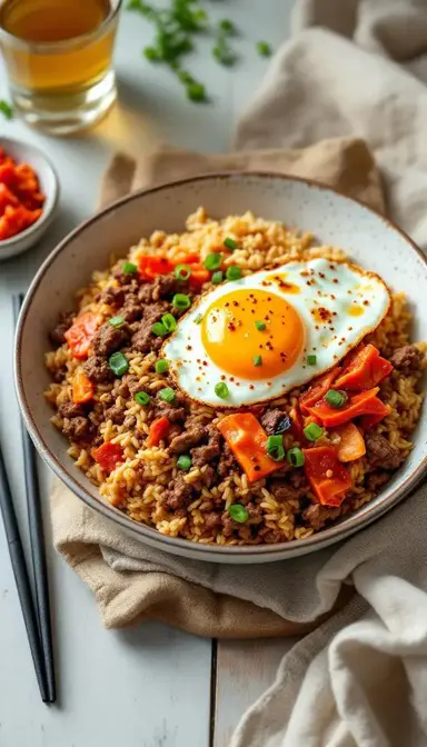 Beef and Kimchi Fried Rice