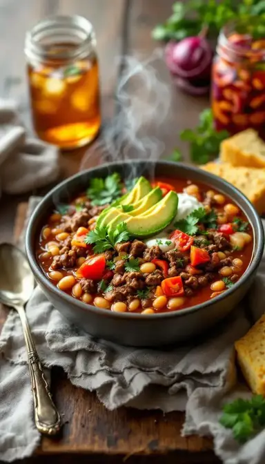 Beef and Pinto Bean Soup