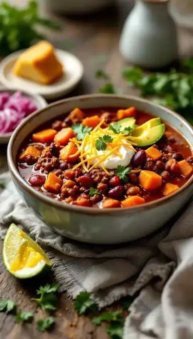 Beef and Sweet Potato Chili
