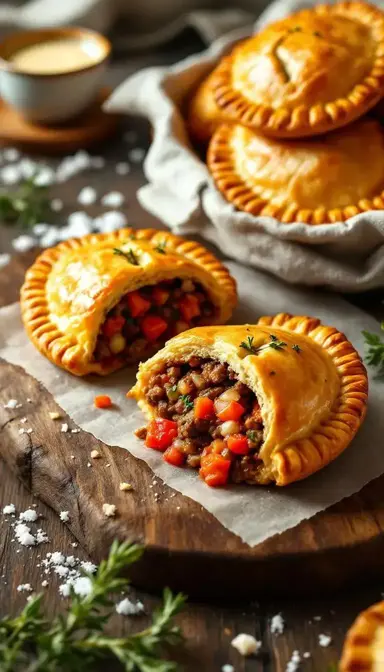 Beef and Tomato Hand Pies