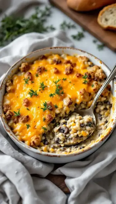 Beef and Wild Rice Casserole