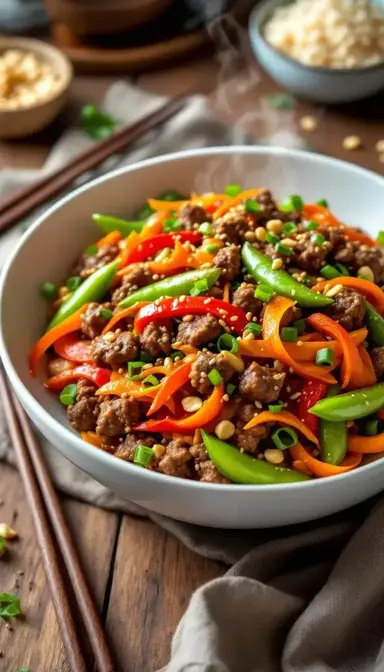 Beef and Zesty Orange Stir Fry