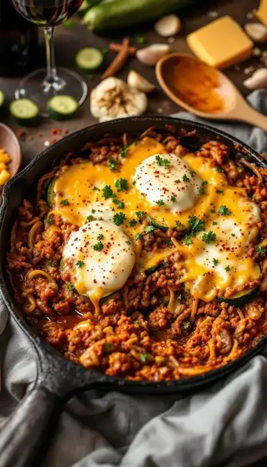 Beef and Zucchini Skillet