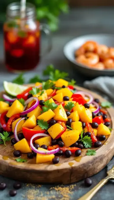 Black Bean and Mango Salad