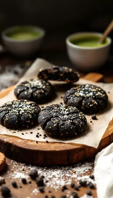 Black Sesame Cookies