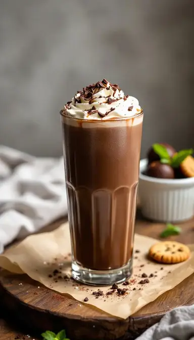 Bourbon Chocolate Milkshake