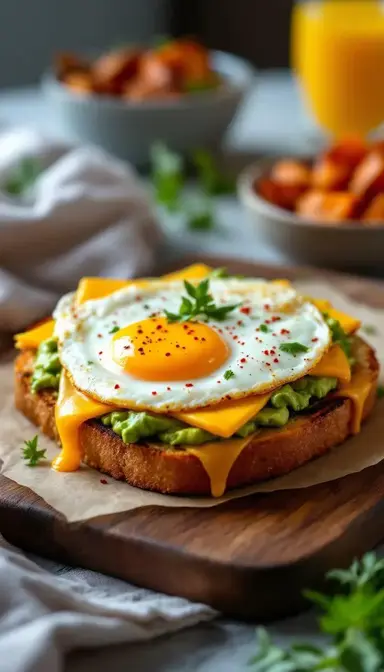 The Ultimate Breakfast Sandwich with Egg & Avocado – A Morning Game-Changer