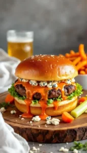 Buffalo Bison Burger: A Juicy, Spicy Twist on a Classic