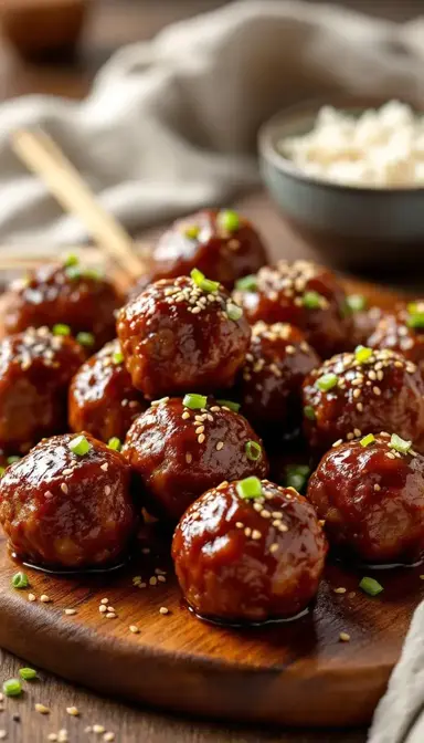 Bulgogi Beef Meatballs